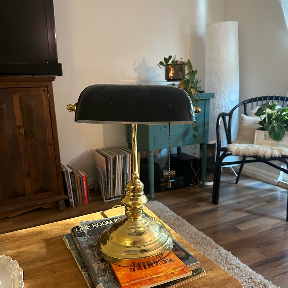 Vintage Bankers Lamp